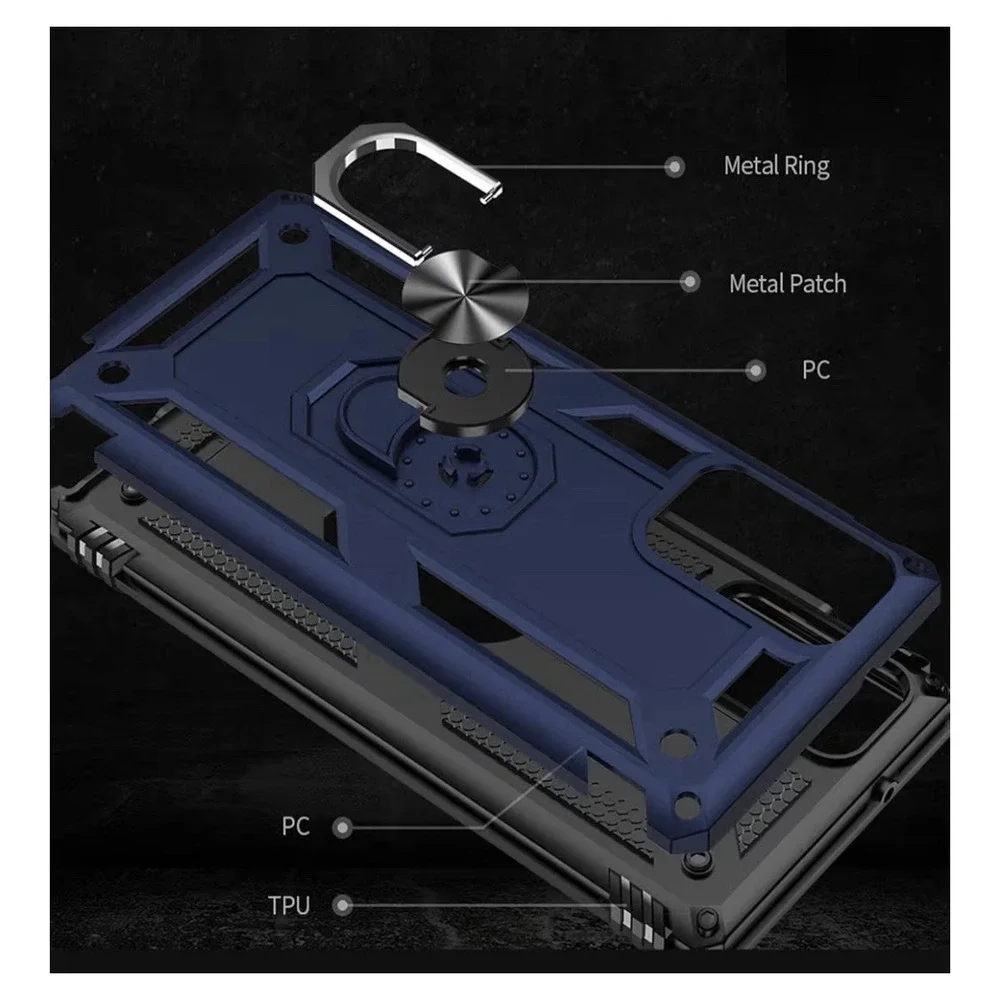 📱 Samsung Galaxy Note 20 Military-Grade Case – Blue